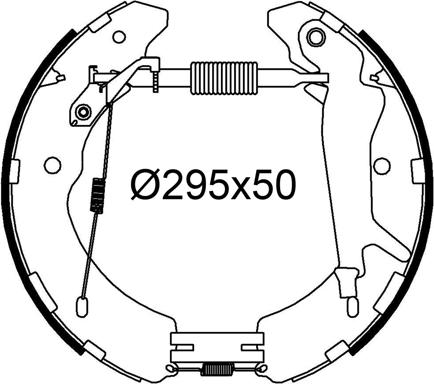 Valeo 554937 - Kit ganasce freno autozon.pro