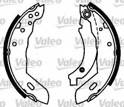 Valeo 554696 - Kit ganasce freno autozon.pro