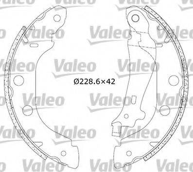 Valeo 554639 - Kit ganasce freno autozon.pro