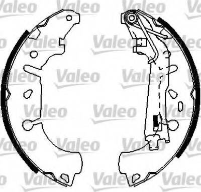 Valeo 554816 - Kit ganasce freno autozon.pro