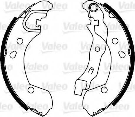 Valeo 554832 - Kit ganasce freno autozon.pro