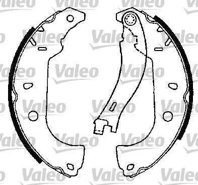 Valeo 554738 - Kit ganasce freno autozon.pro