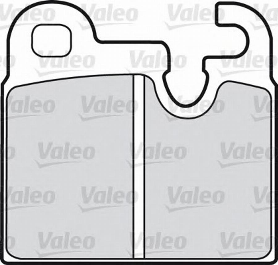 Valeo 551430 - Kit pastiglie freno, Freno a disco autozon.pro