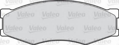 Valeo 551699 - Kit pastiglie freno, Freno a disco autozon.pro