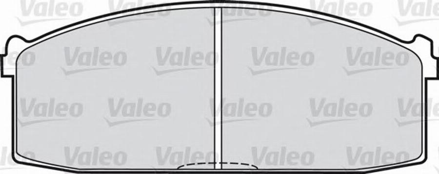 Valeo 551648 - Kit pastiglie freno, Freno a disco autozon.pro