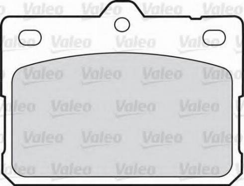 Valeo 551647 - Kit pastiglie freno, Freno a disco autozon.pro