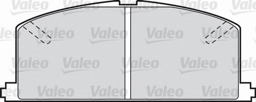 Valeo 551669 - Kit pastiglie freno, Freno a disco autozon.pro