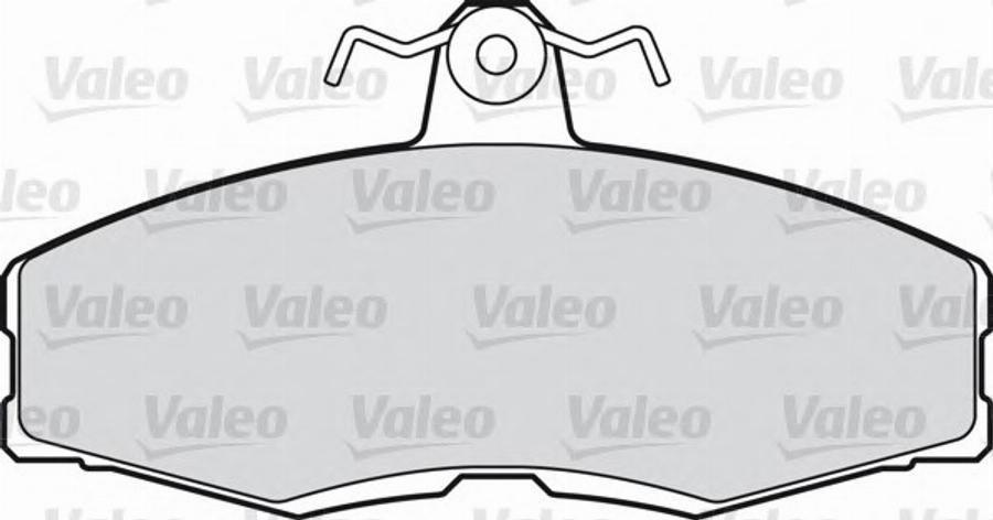 Valeo 551665 - Kit pastiglie freno, Freno a disco autozon.pro