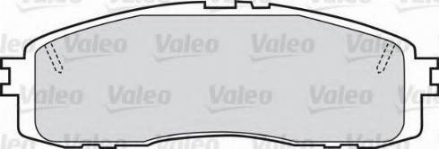 Valeo 551600 - Kit pastiglie freno, Freno a disco autozon.pro