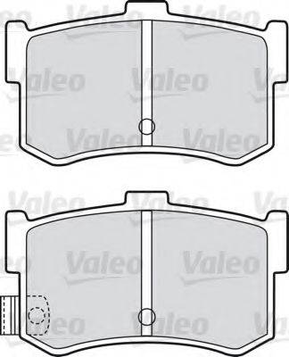 Valeo 551602 - Kit pastiglie freno, Freno a disco autozon.pro