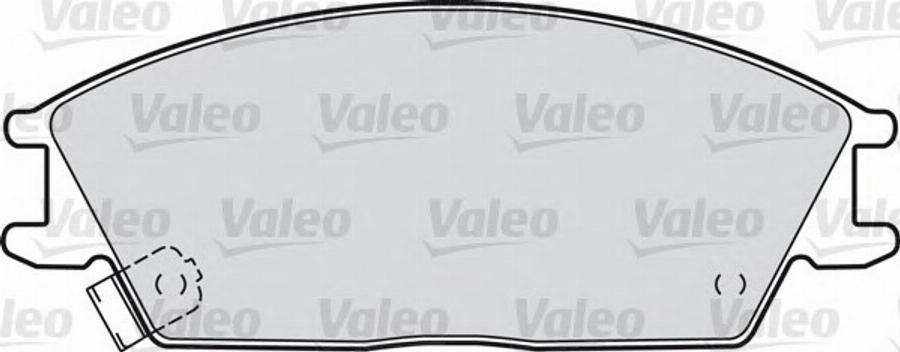 Valeo 551689 - Kit pastiglie freno, Freno a disco autozon.pro