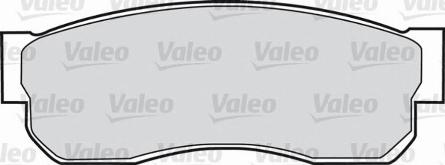 Valeo 551682 - Kit pastiglie freno, Freno a disco autozon.pro