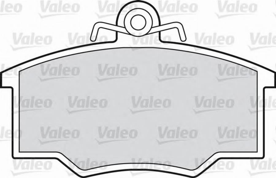 Valeo 551635 - Kit pastiglie freno, Freno a disco autozon.pro