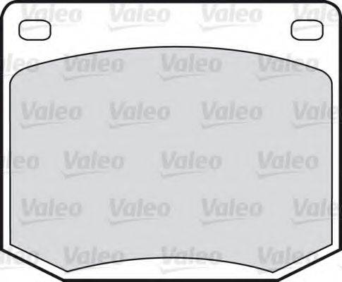 Valeo 551626 - Kit pastiglie freno, Freno a disco autozon.pro