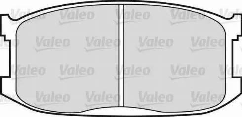 Valeo 551006 - Kit pastiglie freno, Freno a disco autozon.pro