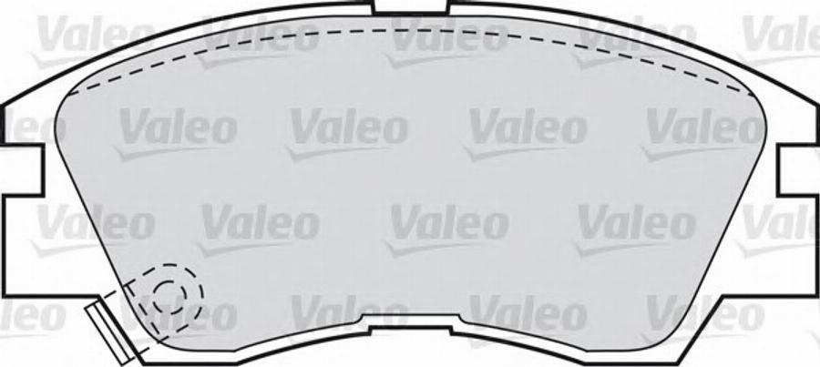 Valeo 551741 - Kit pastiglie freno, Freno a disco autozon.pro