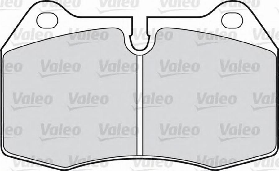 Valeo 551747 - Kit pastiglie freno, Freno a disco autozon.pro