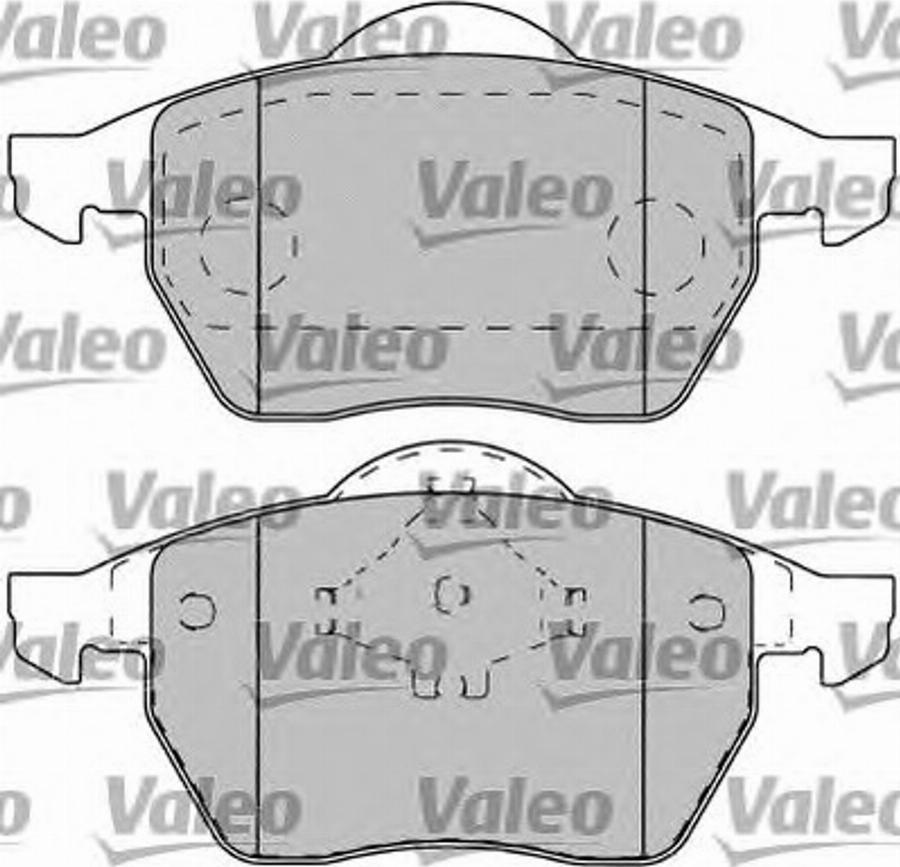 Valeo 551769 - Kit pastiglie freno, Freno a disco autozon.pro