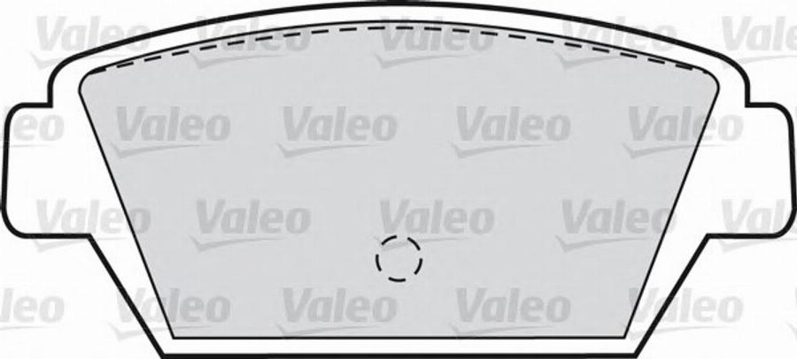 Valeo 551704 - Kit pastiglie freno, Freno a disco autozon.pro