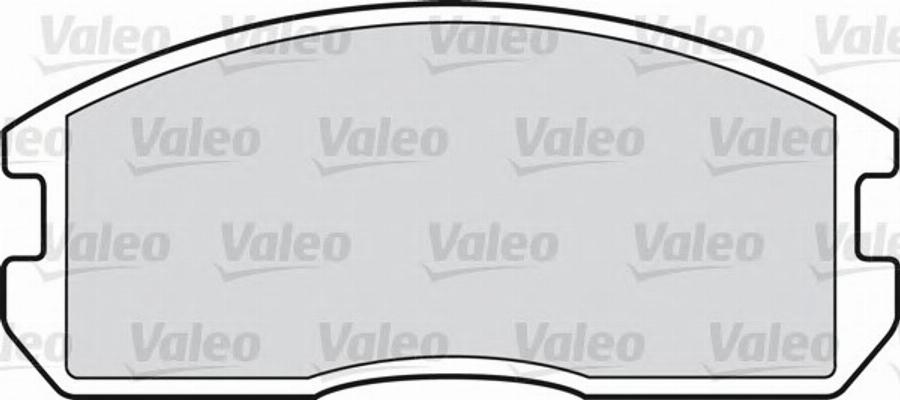 Valeo 551705 - Kit pastiglie freno, Freno a disco autozon.pro