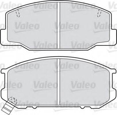 Valeo 551719 - Kit pastiglie freno, Freno a disco autozon.pro