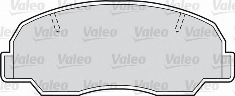 Valeo 551716 - Kit pastiglie freno, Freno a disco autozon.pro