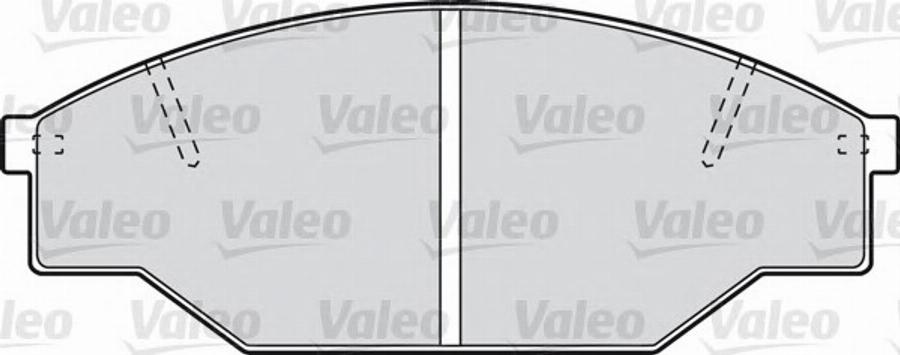 Valeo 551711 - Kit pastiglie freno, Freno a disco autozon.pro