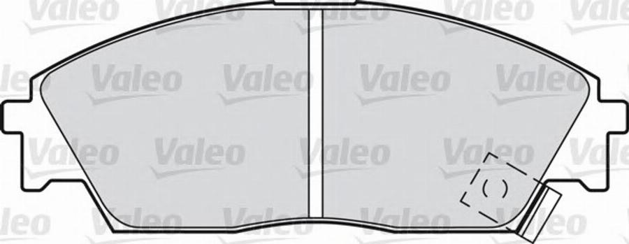 Valeo 551730 - Kit pastiglie freno, Freno a disco autozon.pro