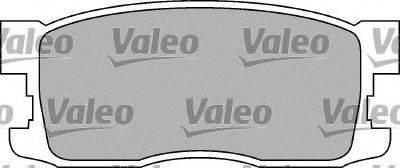 Valeo 551738 - Kit pastiglie freno, Freno a disco autozon.pro