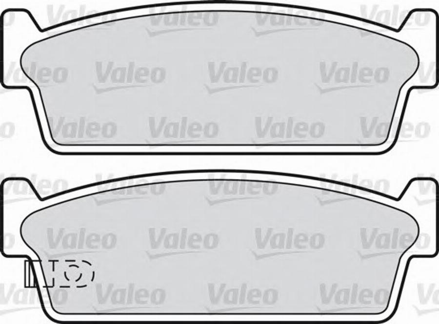 Valeo 598690 - Kit pastiglie freno, Freno a disco autozon.pro