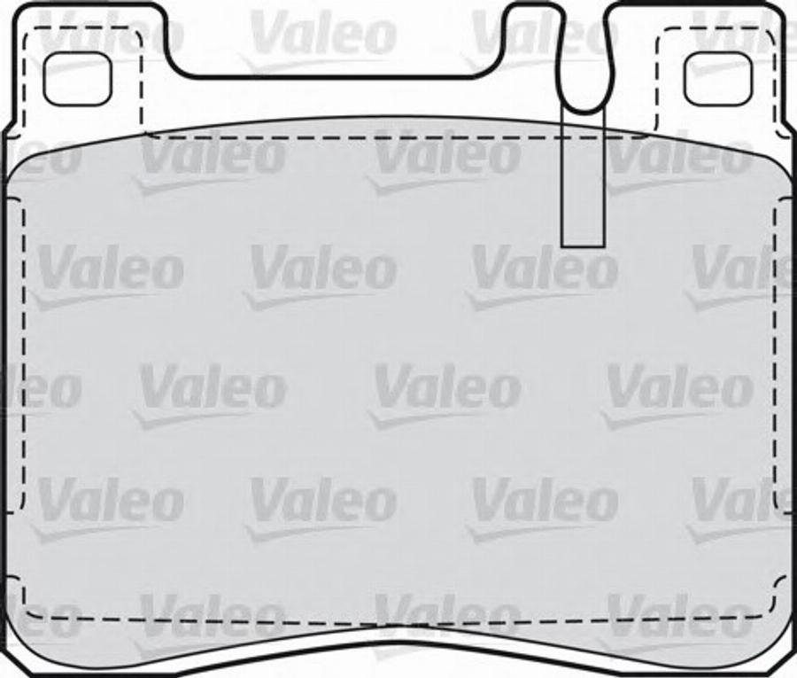 Valeo 551726 - Kit pastiglie freno, Freno a disco autozon.pro