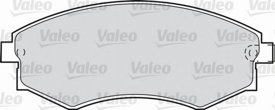 Valeo 551779 - Kit pastiglie freno, Freno a disco autozon.pro