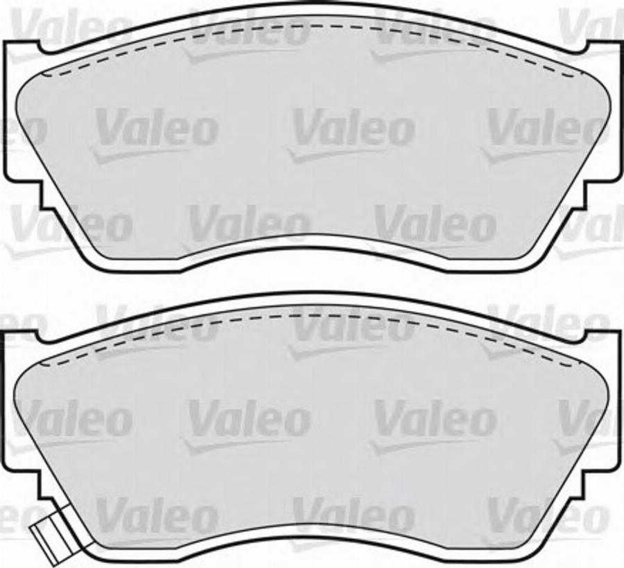 Valeo 551774 - Kit pastiglie freno, Freno a disco autozon.pro