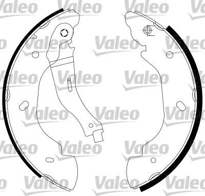 Valeo 553901 - Kit ganasce freno autozon.pro