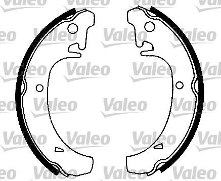 Valeo 553693 - Kit ganasce freno autozon.pro