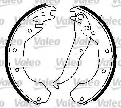 Valeo 554769 - Kit ganasce freno autozon.pro