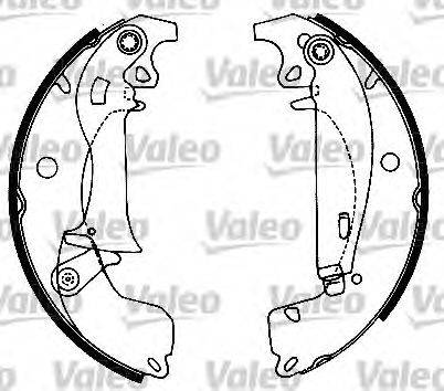 Valeo 553657 - Kit ganasce freno autozon.pro