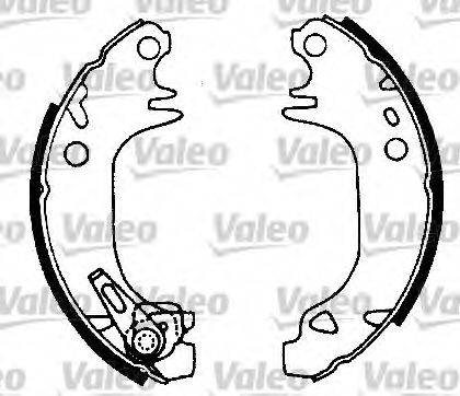 Valeo 554667 - Kit ganasce freno autozon.pro