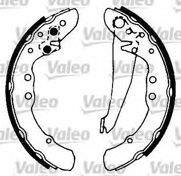 Valeo 553603 - Kit ganasce freno autozon.pro