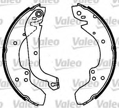 Valeo 554648 - Kit ganasce freno autozon.pro