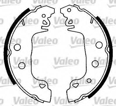 Valeo 554635 - Kit ganasce freno autozon.pro