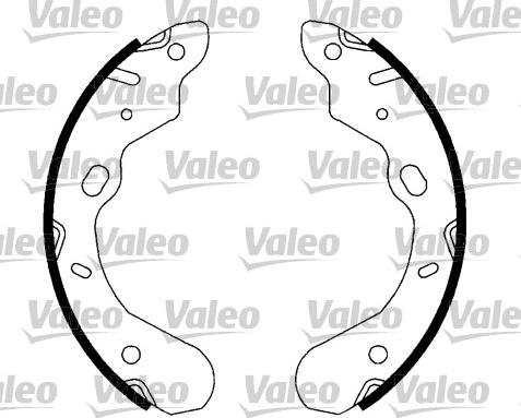 Valeo 553895 - Kit ganasce freno autozon.pro