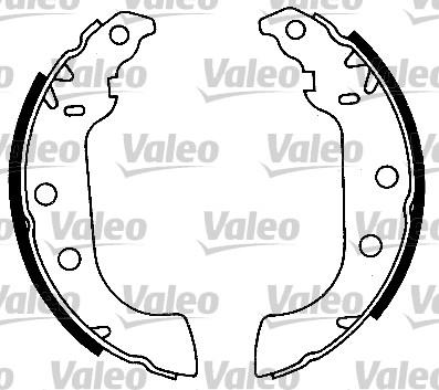 Valeo 553856 - Kit ganasce freno autozon.pro