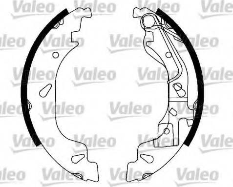 Valeo 553883 - Kit ganasce freno autozon.pro