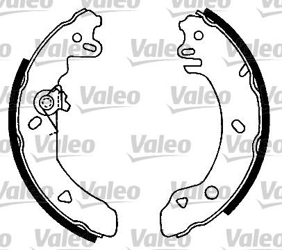 Valeo 553806 - Kit ganasce freno autozon.pro