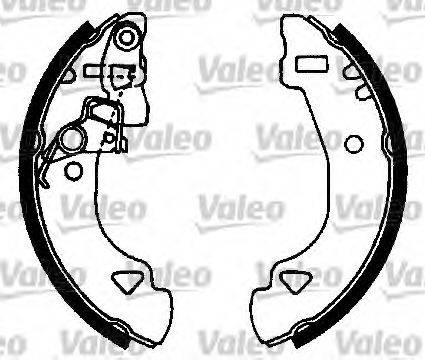 Valeo 553818 - Kit ganasce freno autozon.pro