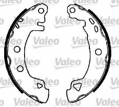 Valeo 554704 - Kit ganasce freno autozon.pro