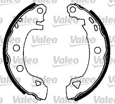 Valeo 553711 - Kit ganasce freno autozon.pro