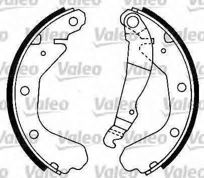 Valeo 554571 - Kit ganasce freno autozon.pro