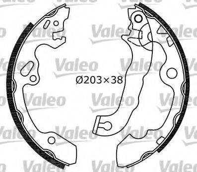 Valeo 554618 - Kit ganasce freno autozon.pro